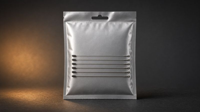 Illustration of a Elixir Electric OPTIWEB Light .010-.046 (19052) - AI-generated, not a photo of the exact product
