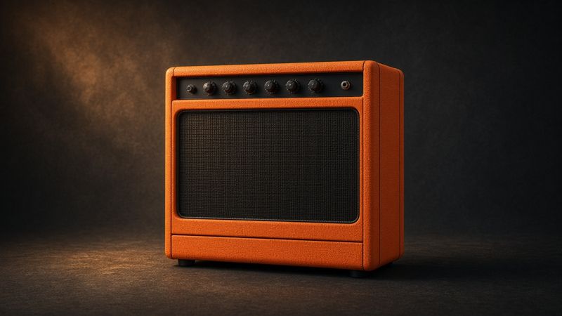Illustration of a Orange Crush 35RT - AI-generated, not a photo of the exact product