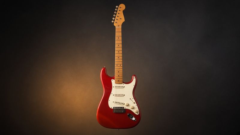 Illustration of a Squier Classic Vibe '50s Stratocaster - AI-generated, not a photo of the exact product